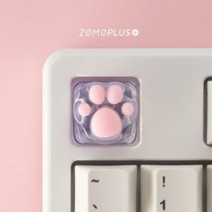 ShoppingMaster Gaming 3D Resin -Cat Paws Pad Mechanical Keyboard KeyCaps for Cherry MX Switches