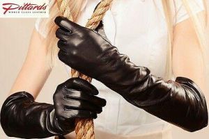 BRAND NEW! OUR BESTSELLER! Black Stylish Elbow Long Leather Gloves! BRAND NEW!